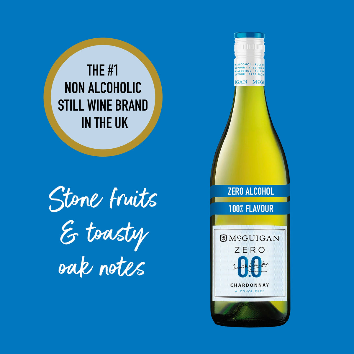Mcguigan Zero Zero Chardonnay Alcohol Free 750Ml — image 3