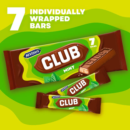 Mcvitie's Club Mint Biscuit Bars 7X22G — image 2