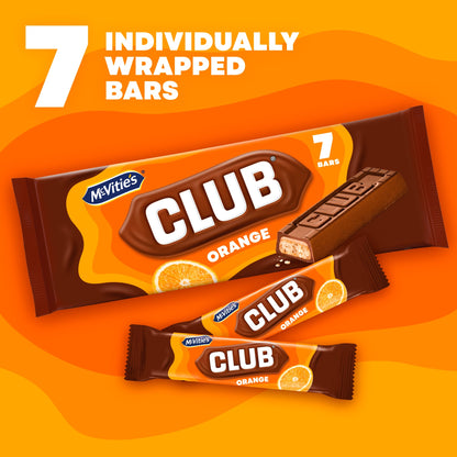 Mcvitie's Club Orange Biscuit Bars 7X22G — image 2