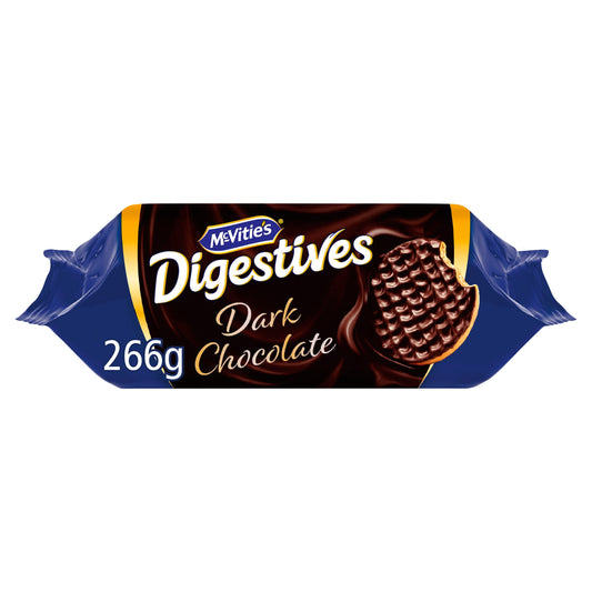 McVitie's Digestives Dark Chocolate Biscuits 266g — image 1