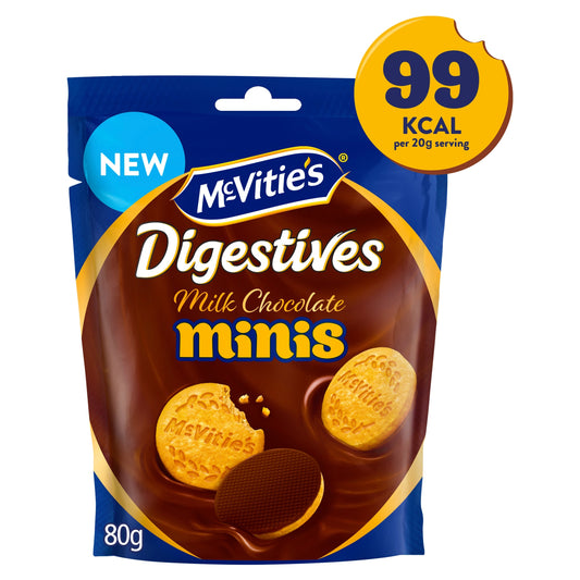 McVitie's Digestives Milk Chocolate Minis 80g — image 1