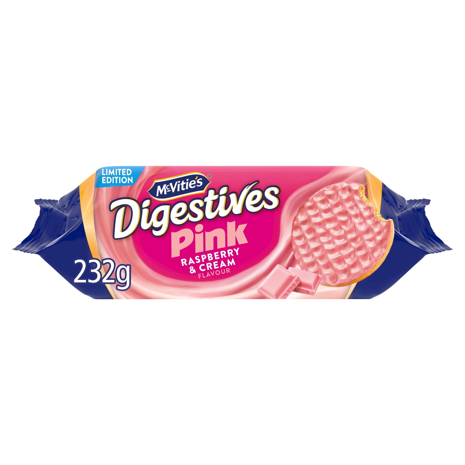 McVitie's Digestives Pink Raspberry & Cream 232g — image 1