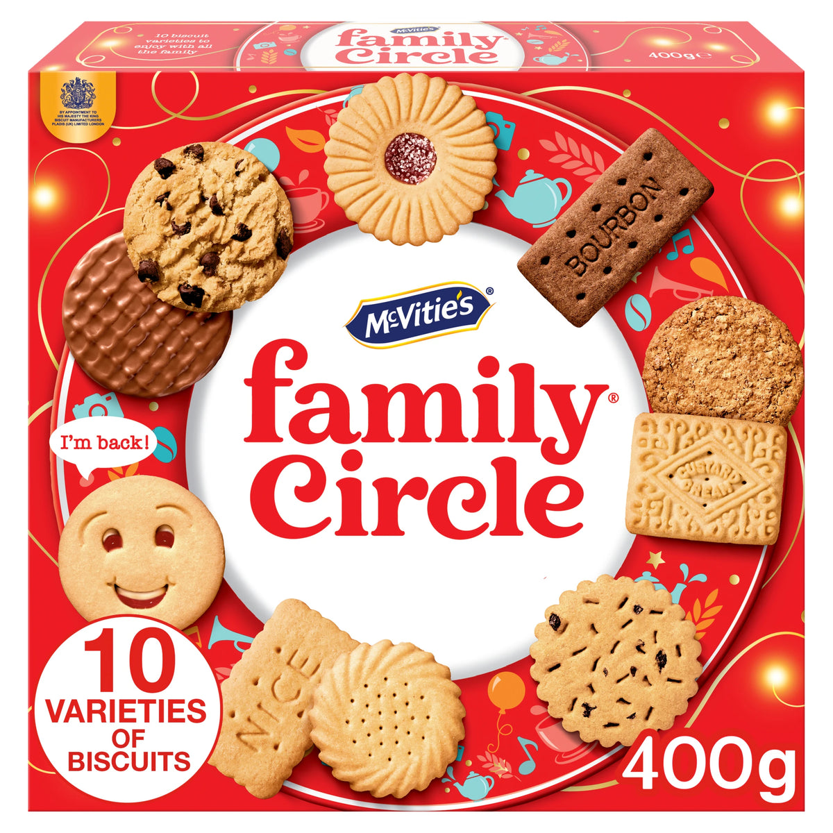 McVitie's Family Circle 10 Biscuits 400g — image 1