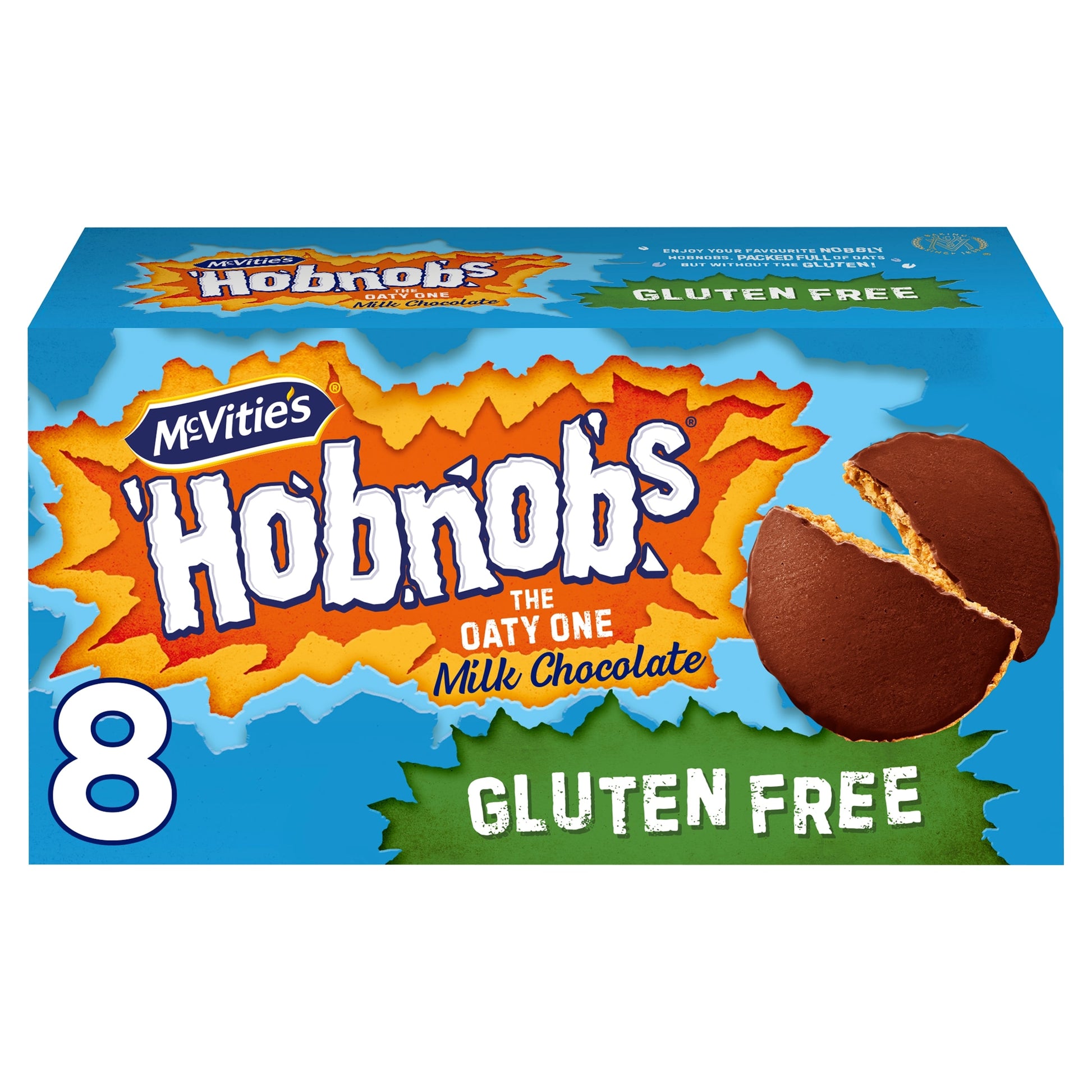 McVitie's Gluten Free Milk Chocolate Hobnobs Biscuits 150g — image 1