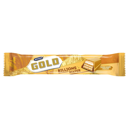 McVitie's Gold Billions Wafer - Golden Caramel Chocolate 39g — image 1