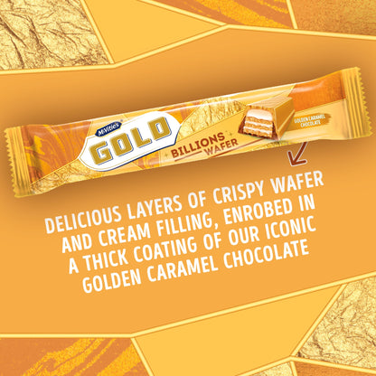 McVitie's Gold Billions Wafer - Golden Caramel Chocolate 39g — image 3