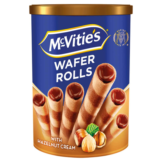 Mcvitie’s Hazelnut Wafer Rolls 170g