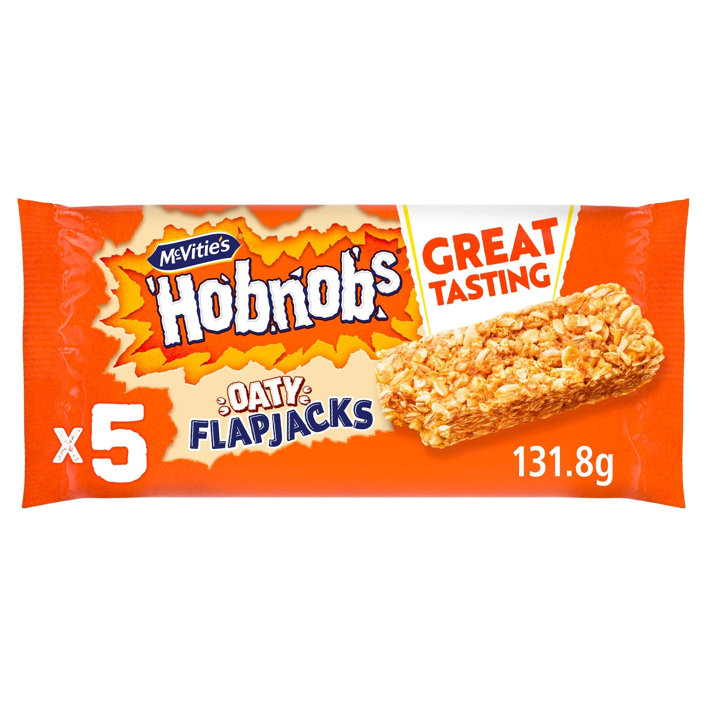 McVitie's Hobnobs Oaty Flapjacks 5 Pack 131.8g — image 1