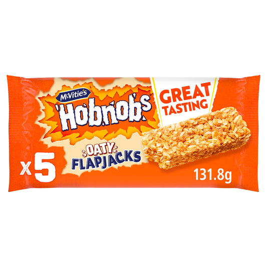 McVitie's Hobnobs Oaty Flapjacks 5 Pack 131.8g — image 1