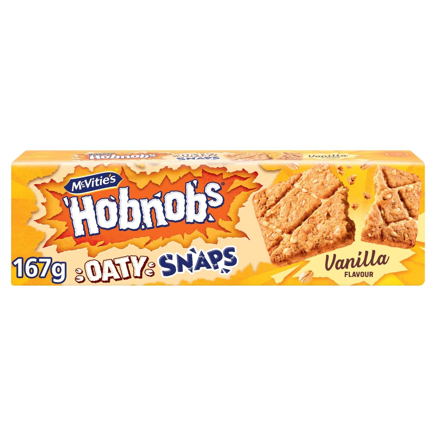 McVitie's Hobnobs Oaty Snaps Vanilla 167g