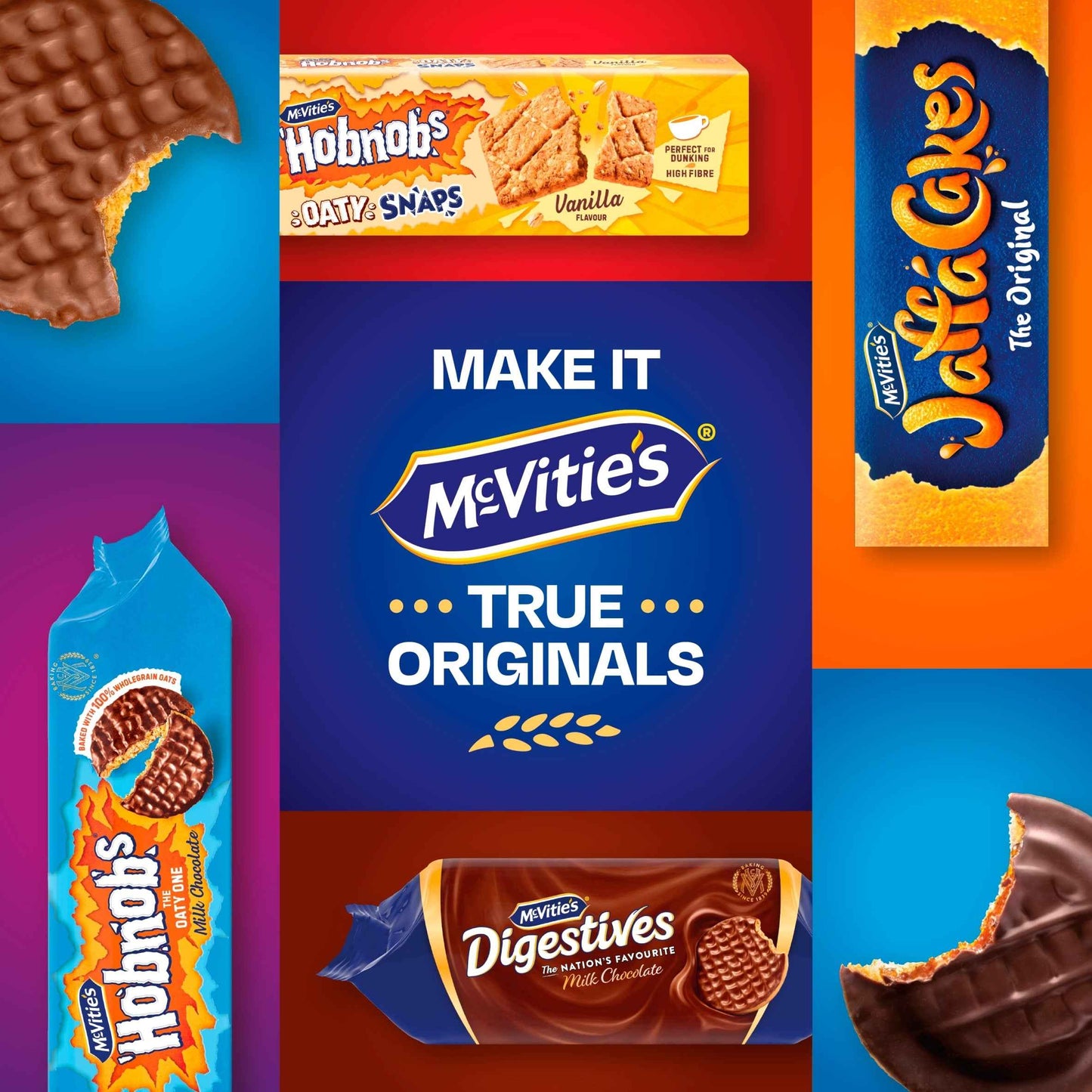 McVitie's Hobnobs Oaty Snaps Vanilla 167g