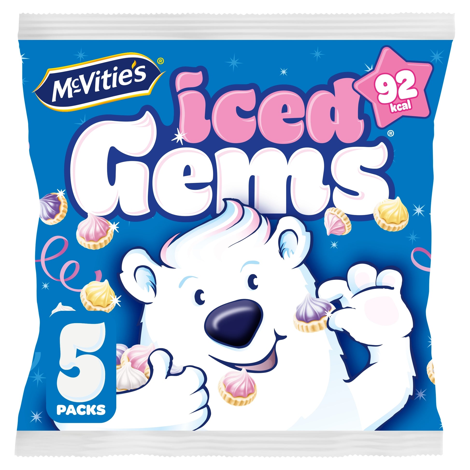 McVitie's Iced Gems Biscuits Multipack 5 x 23g — image 1