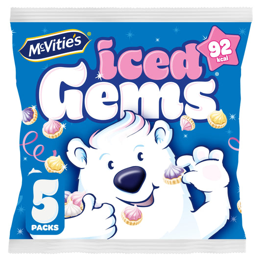McVitie's Iced Gems Biscuits Multipack 5 x 23g — image 1