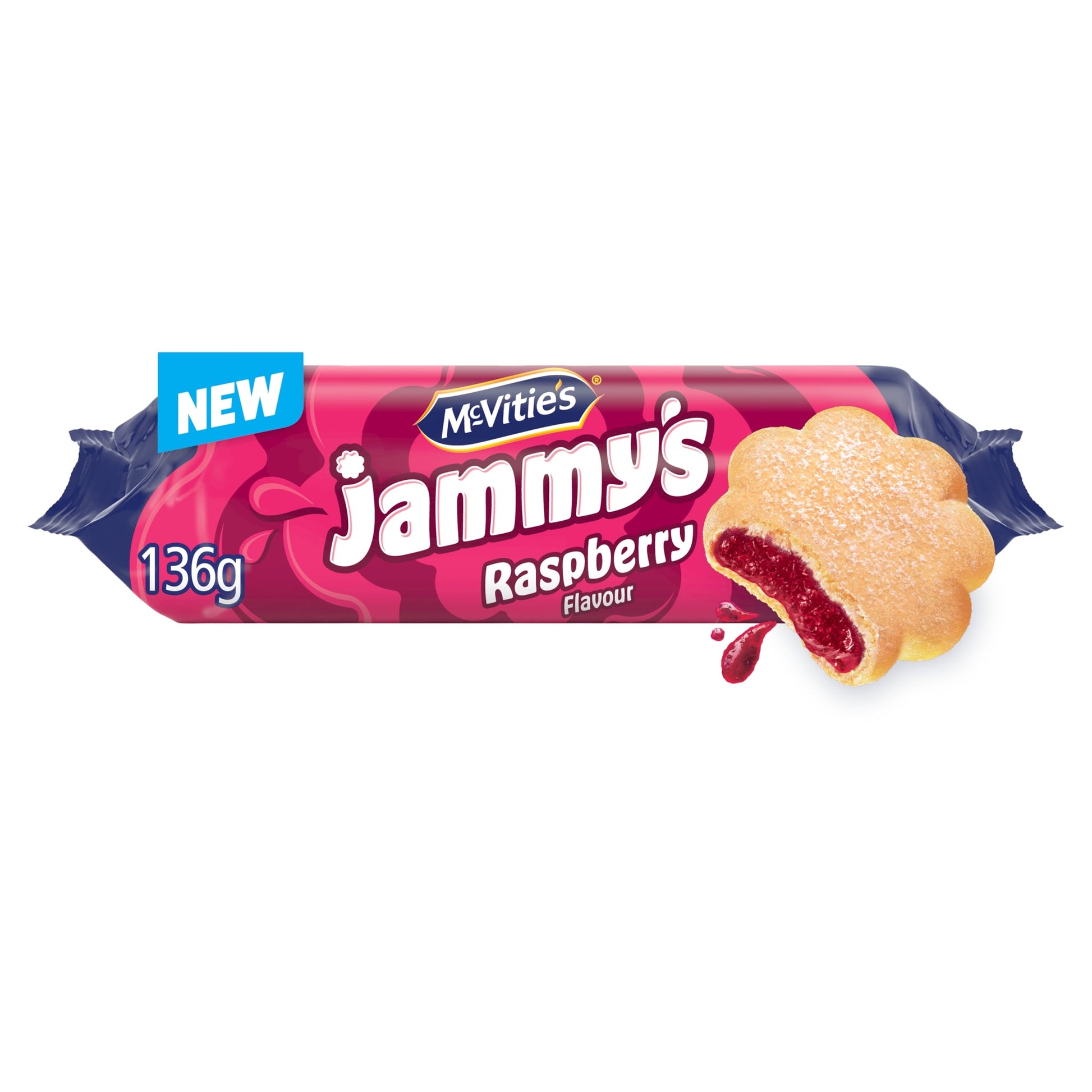 McVitie's Jammy's Raspberry Biscuits 136.5g — image 1