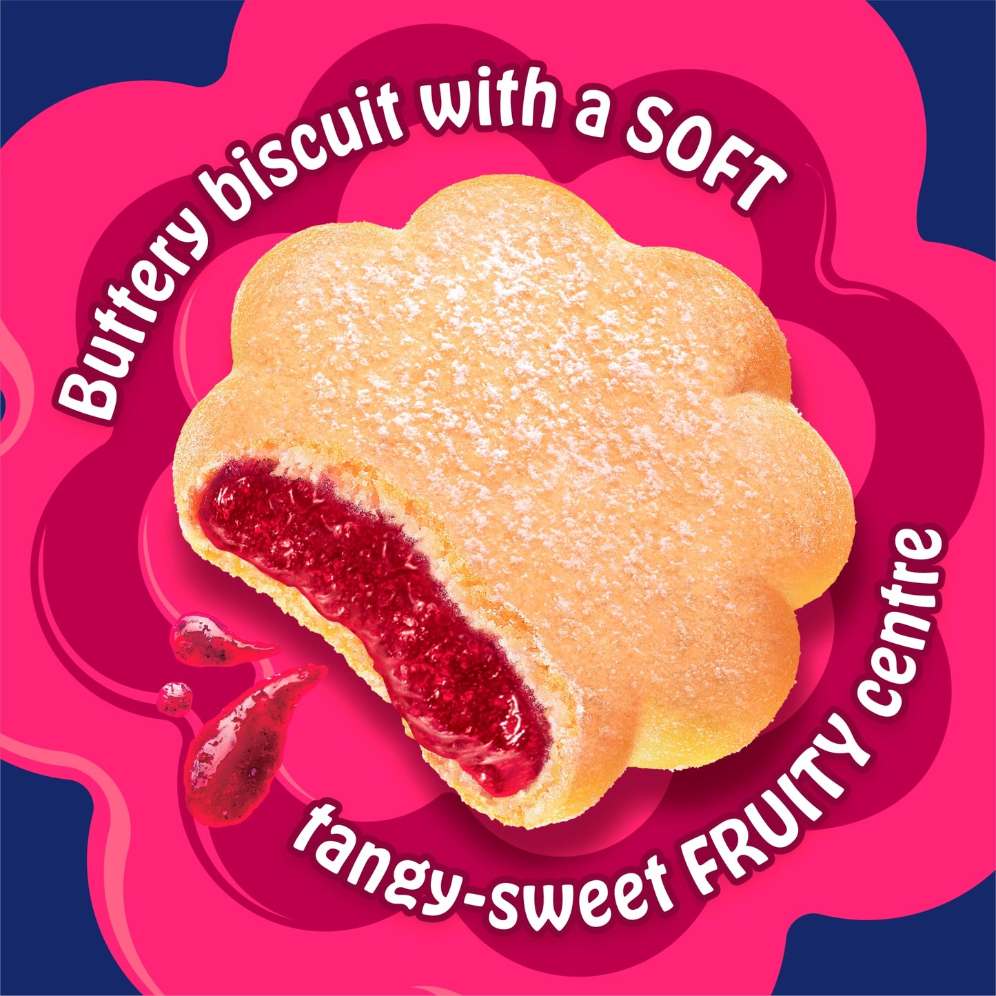 McVitie's Jammy's Raspberry Biscuits 136.5g — image 2