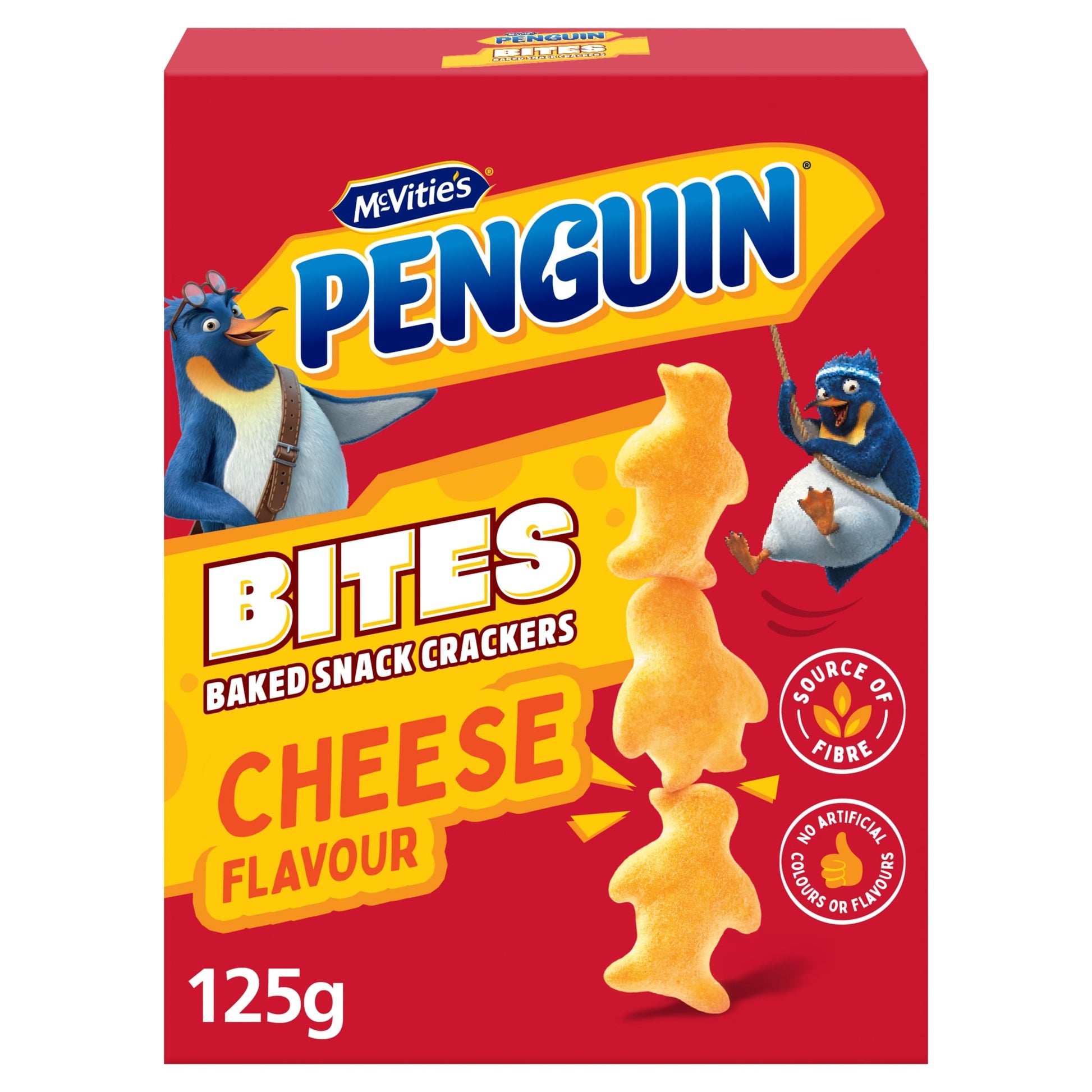 McVitie's Penguin Bites Baked Crackers Cheese Flavour 125g — image 1