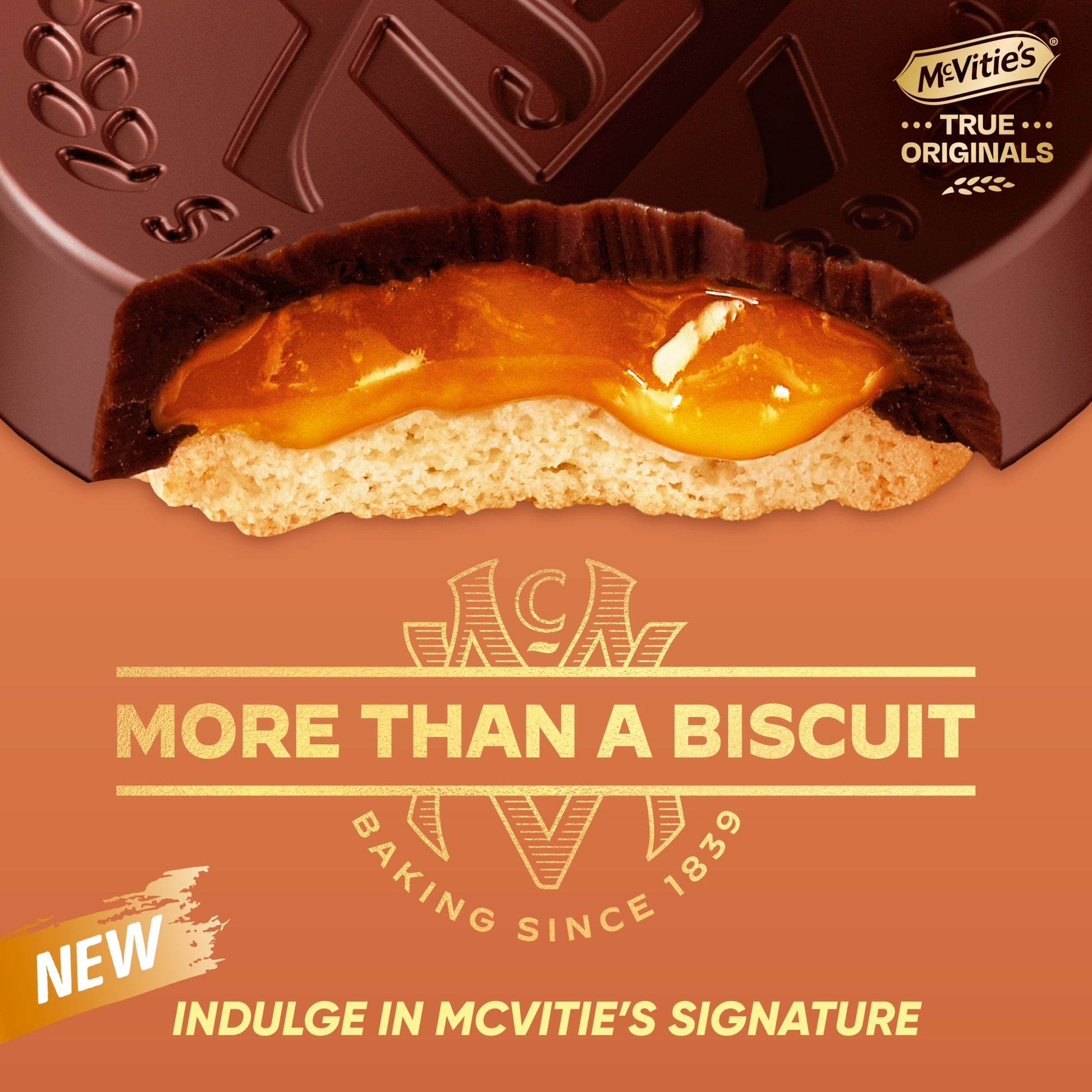 McVitie's Signature Dark Chocolate Rounds Biscuits 109g — image 3