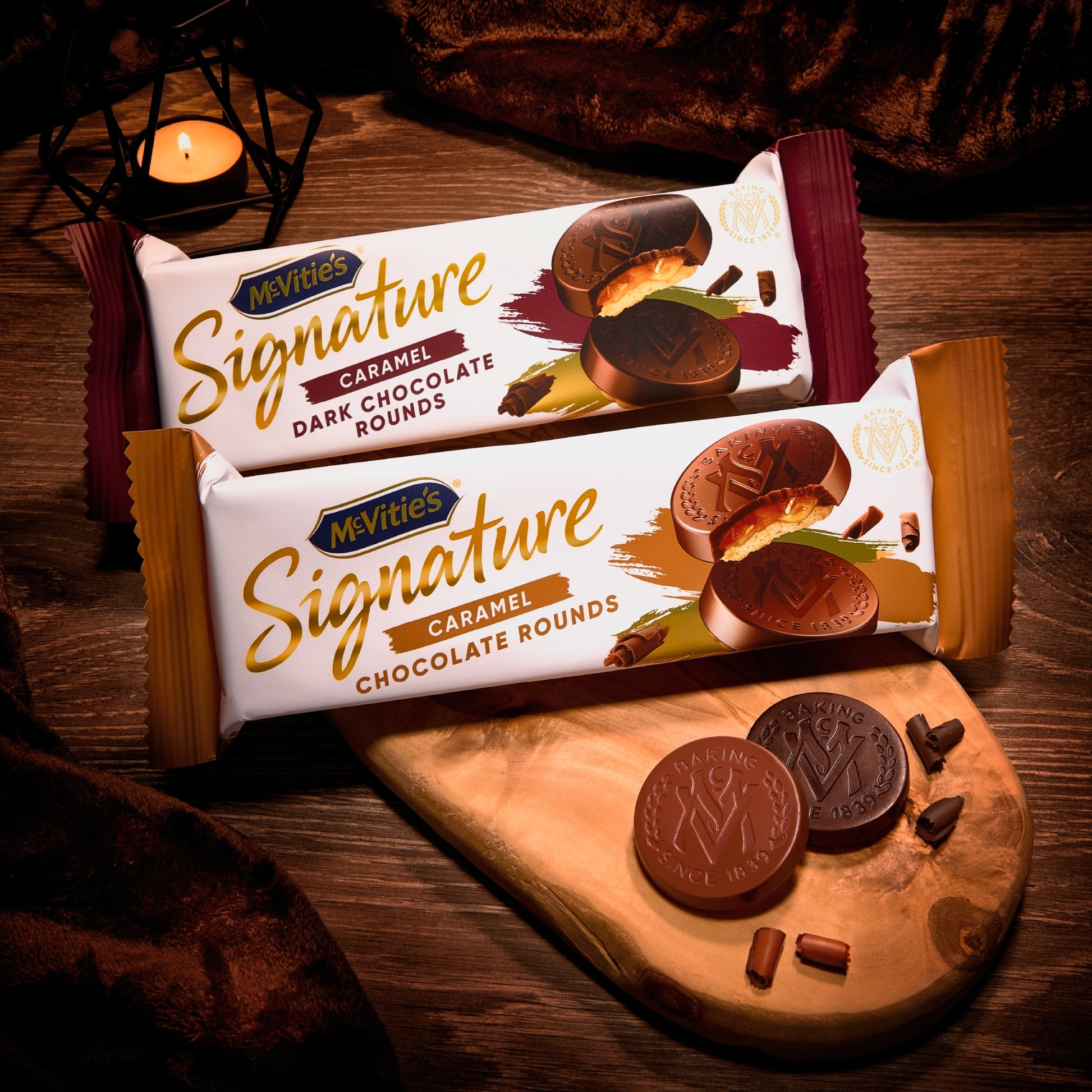 McVitie's Signature Dark Chocolate Rounds Biscuits 109g — image 4