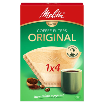 Melitta Coffee Filters Original 1x4 x80 — image 1