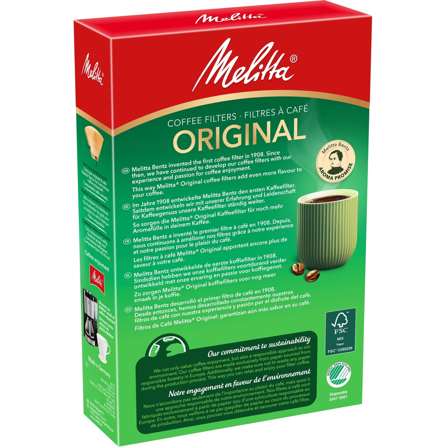 Melitta Coffee Filters Original 1x4 x80 — image 5