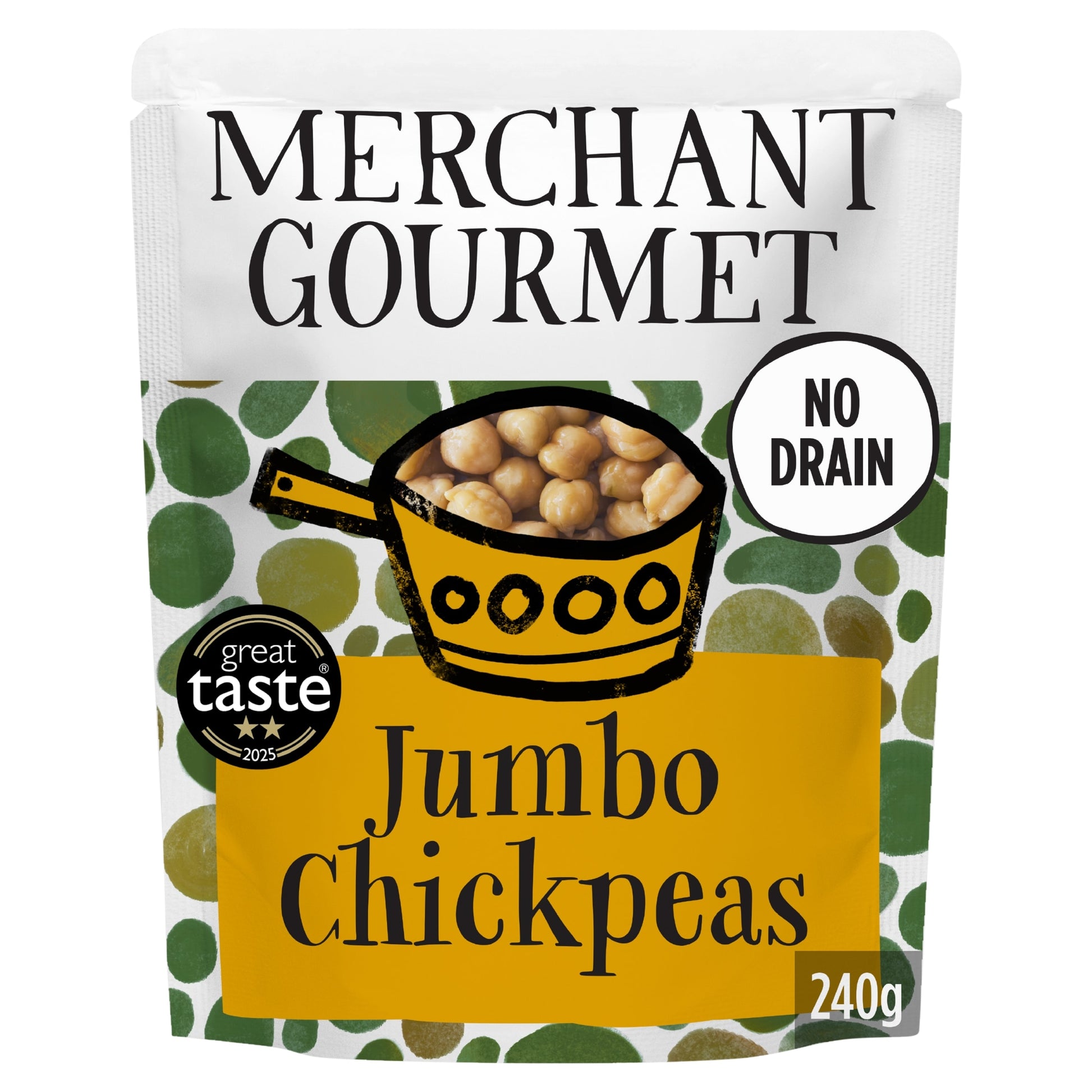 Merchant Gourmet Jumbo Chickpeas 240g — image 1
