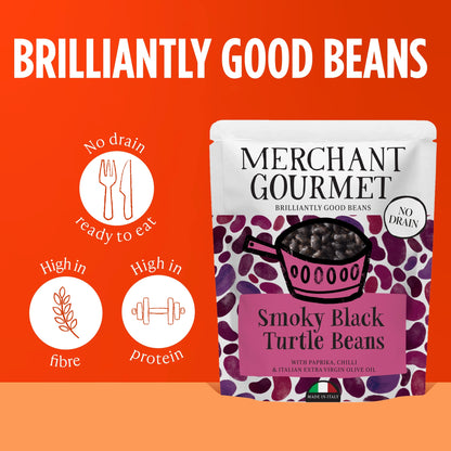 Merchant Gourmet Smoky Black Turtle Beans 240g — image 3