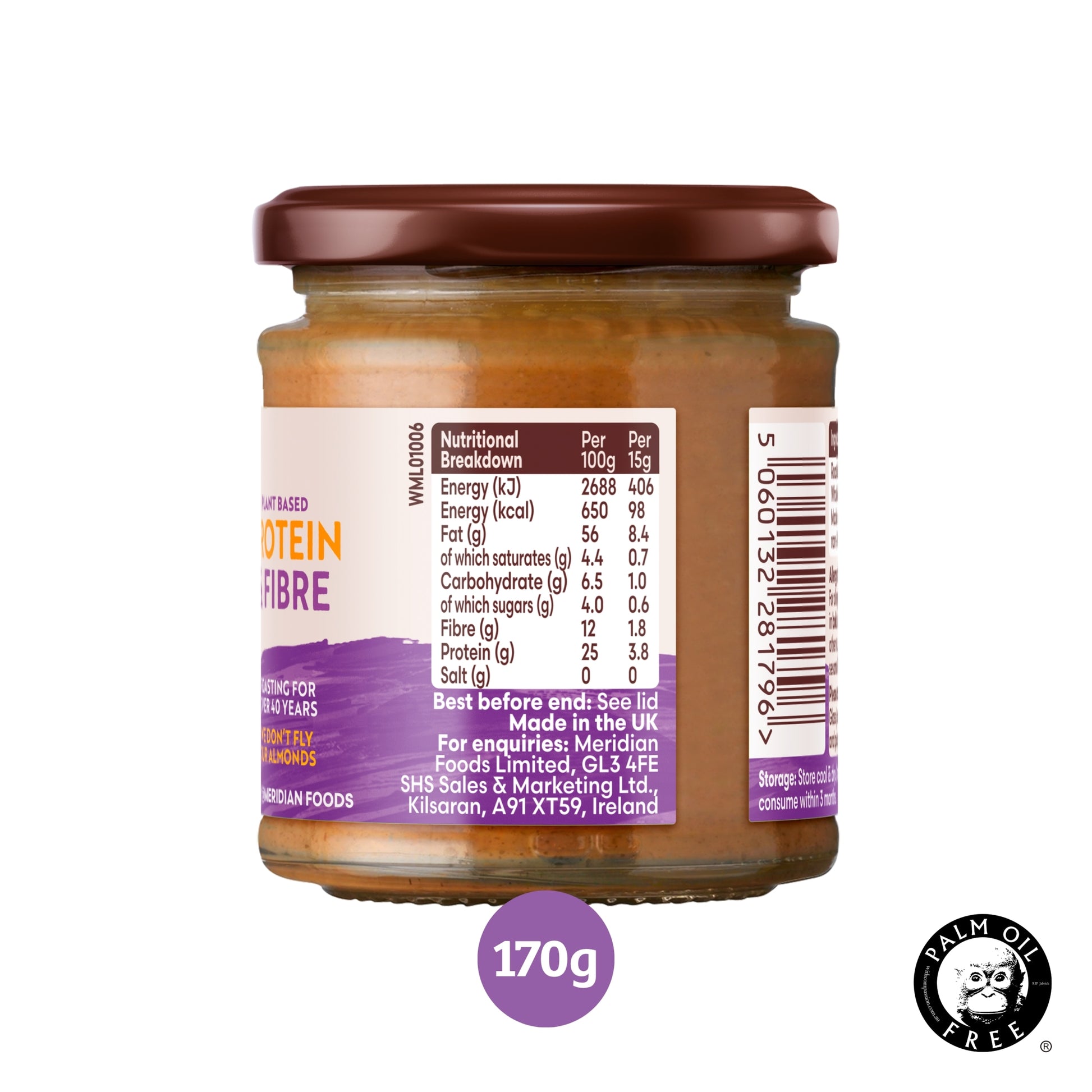 Meridian Almond Butter 170G — image 3