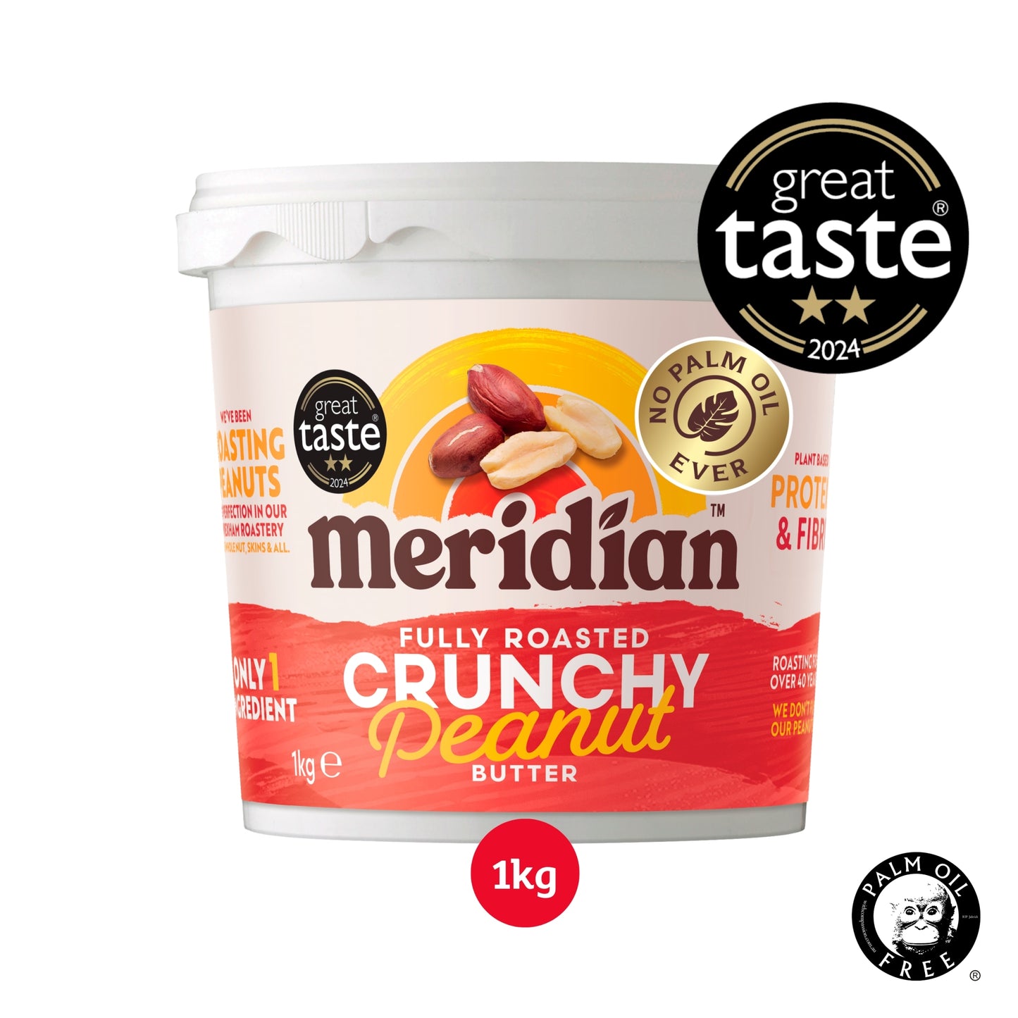 Meridian Crunchy Peanut Butter 1Kg — image 2