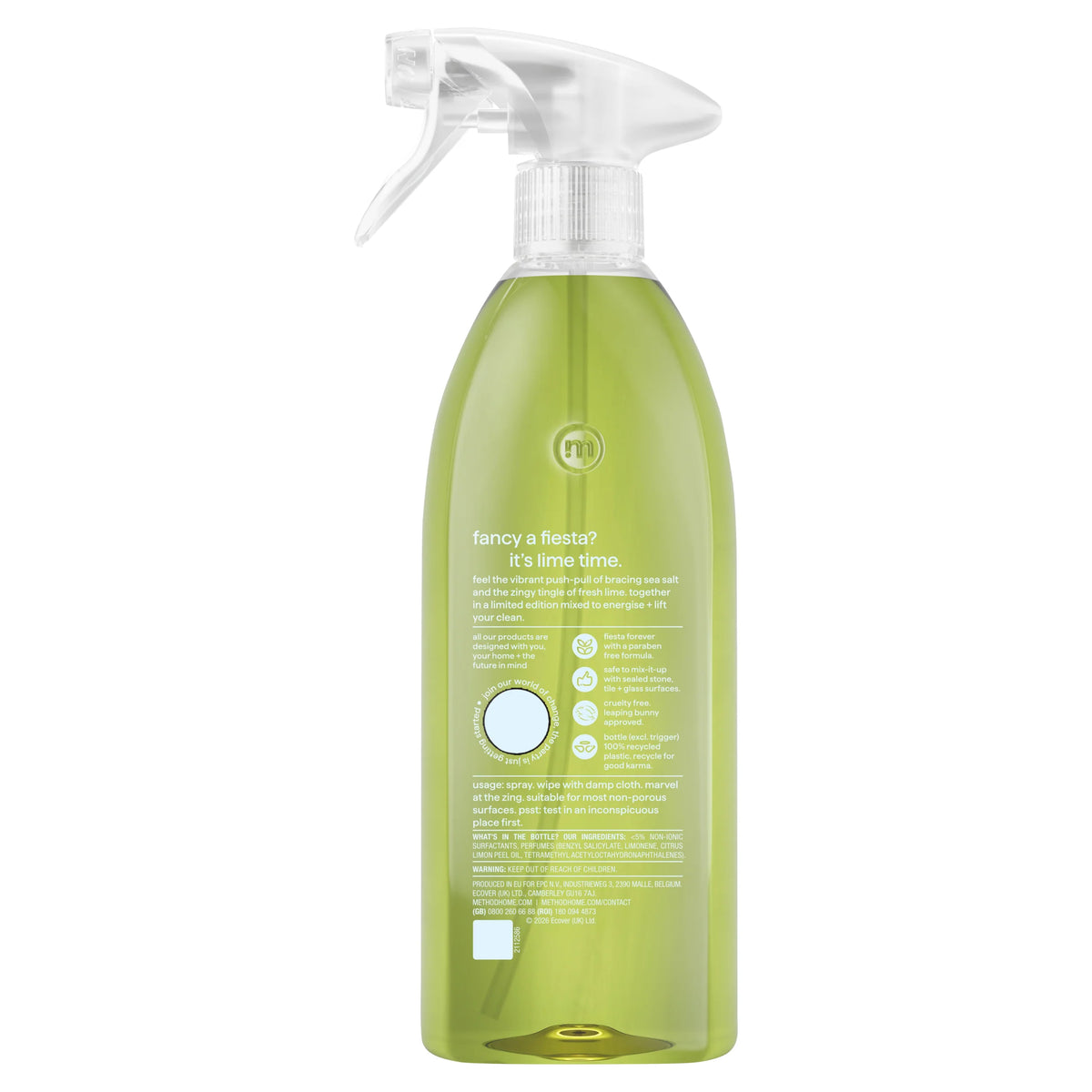 method limited edition multi-surface cleaner lime + sea salt 828ml — image 2