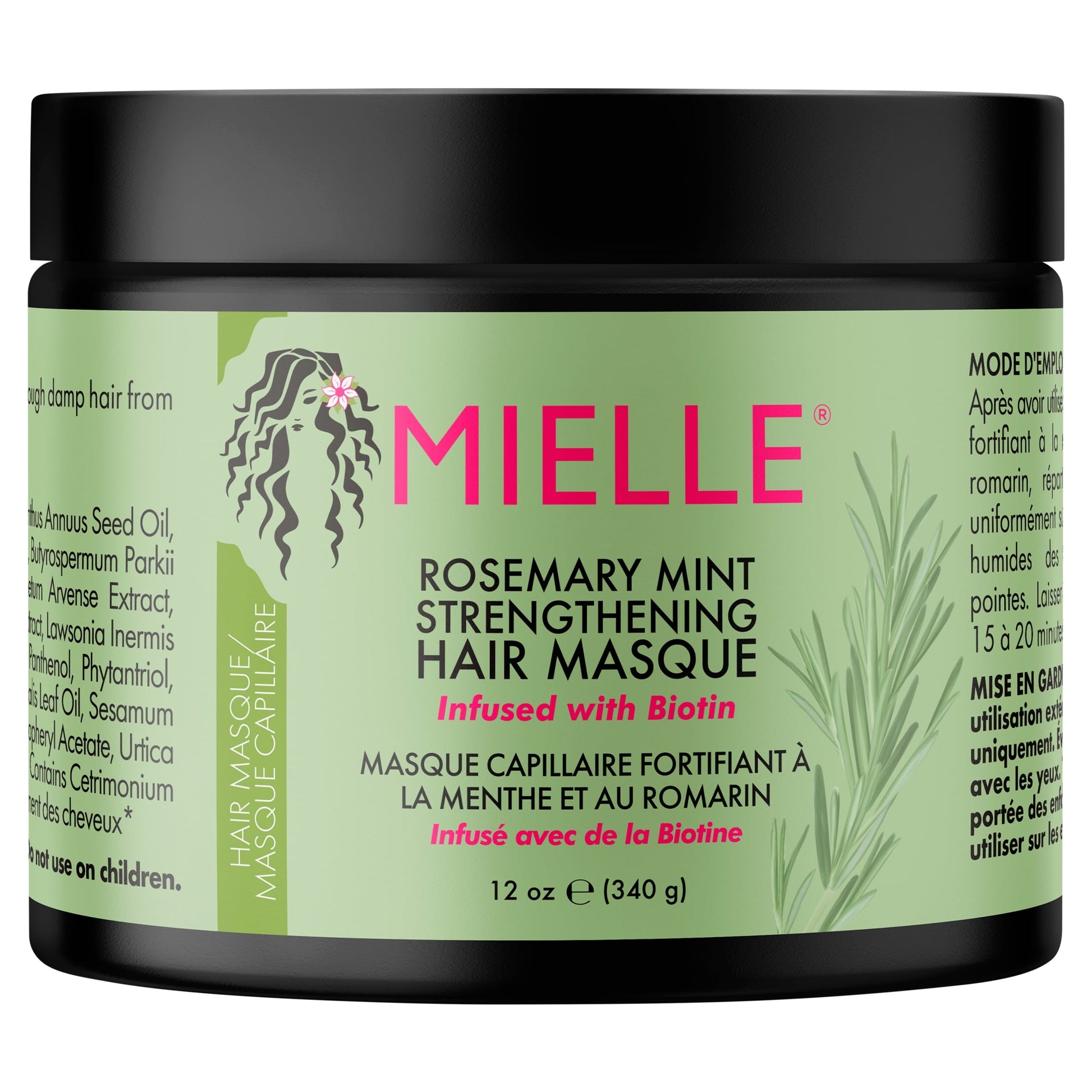Mielle Rosemary Mint Strengthening Hair Masque 340g — image 1
