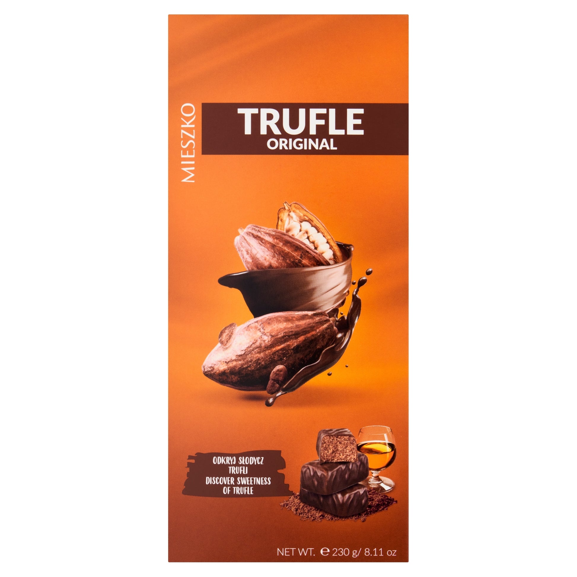 Mieszko Original Chocolate Truffles with Rum 230g — image 1