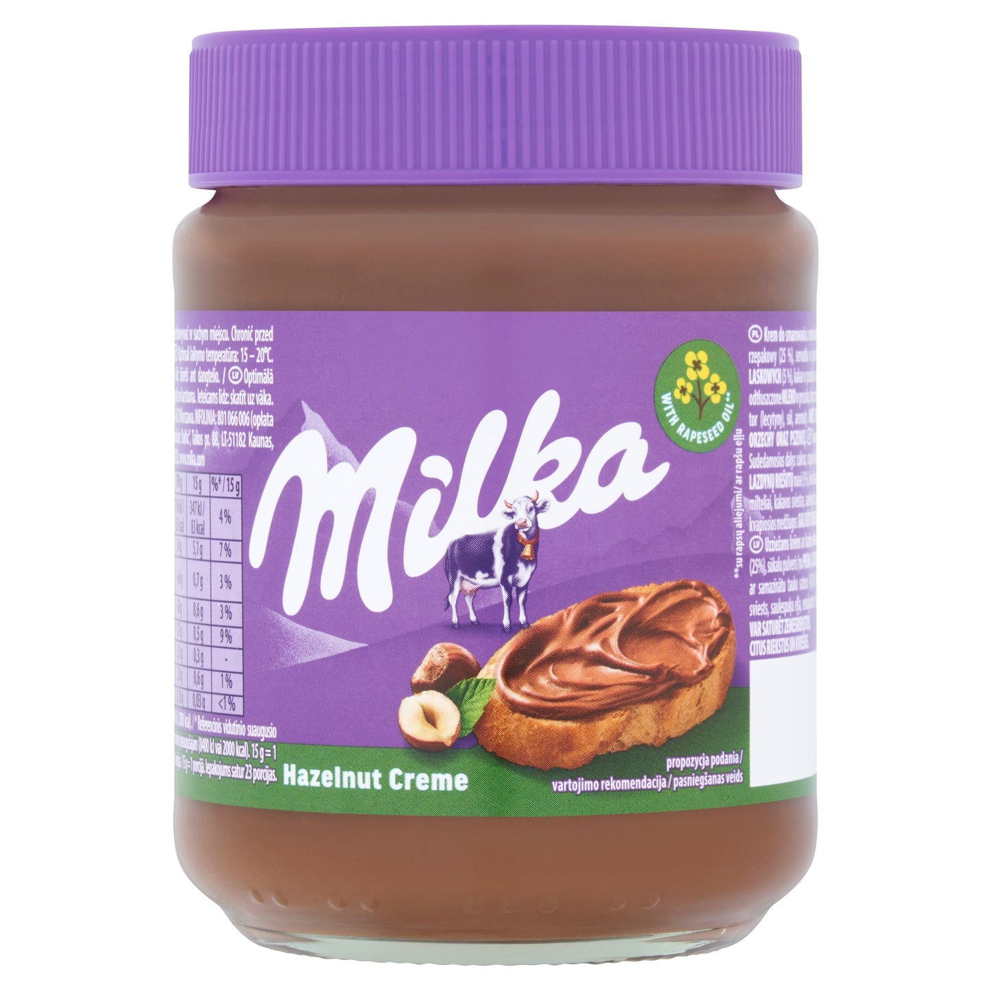Milka Hazelnut Creme Spread 350G — image 1