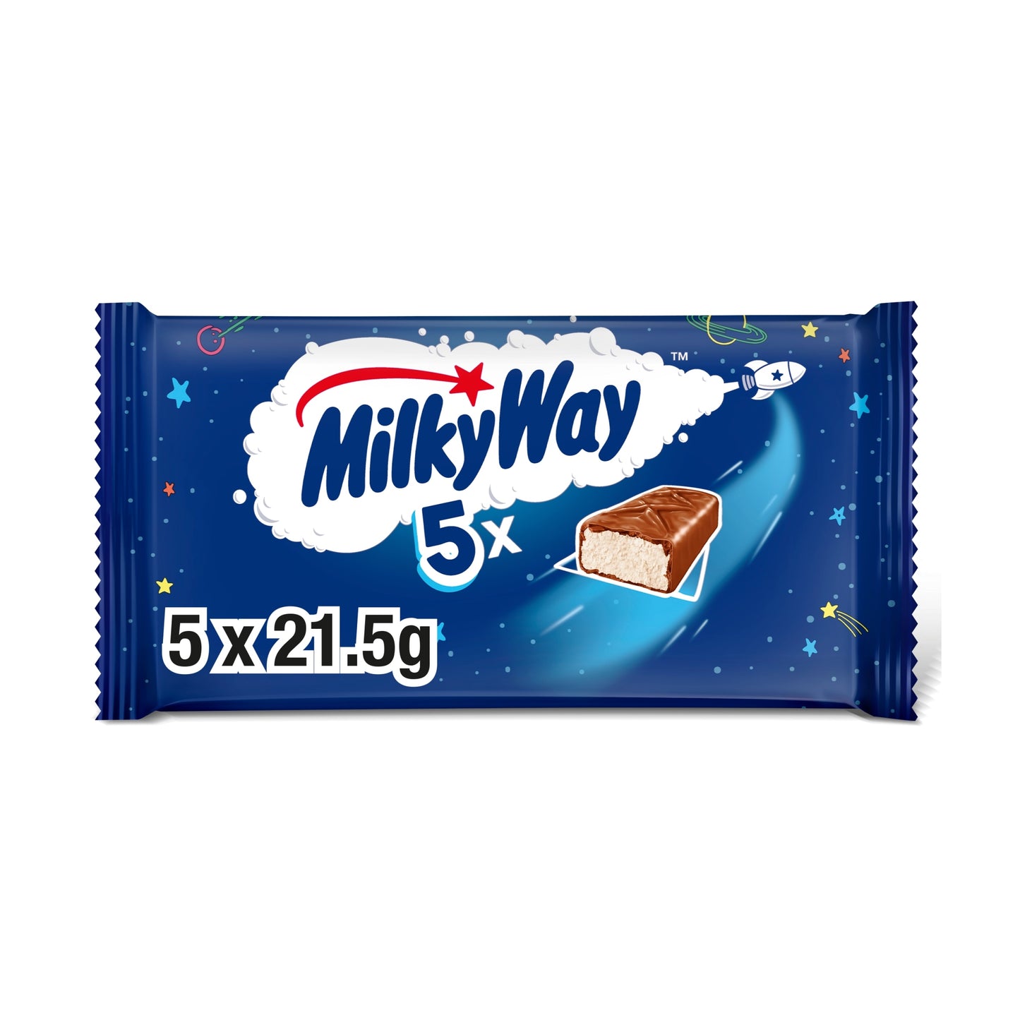 Milky Way Milk Chocolate Bars 5 x 21.5g — image 1