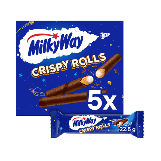 Milky Way Milk Chocolate Crispy Rolls 5 pack 112.5g — image 1