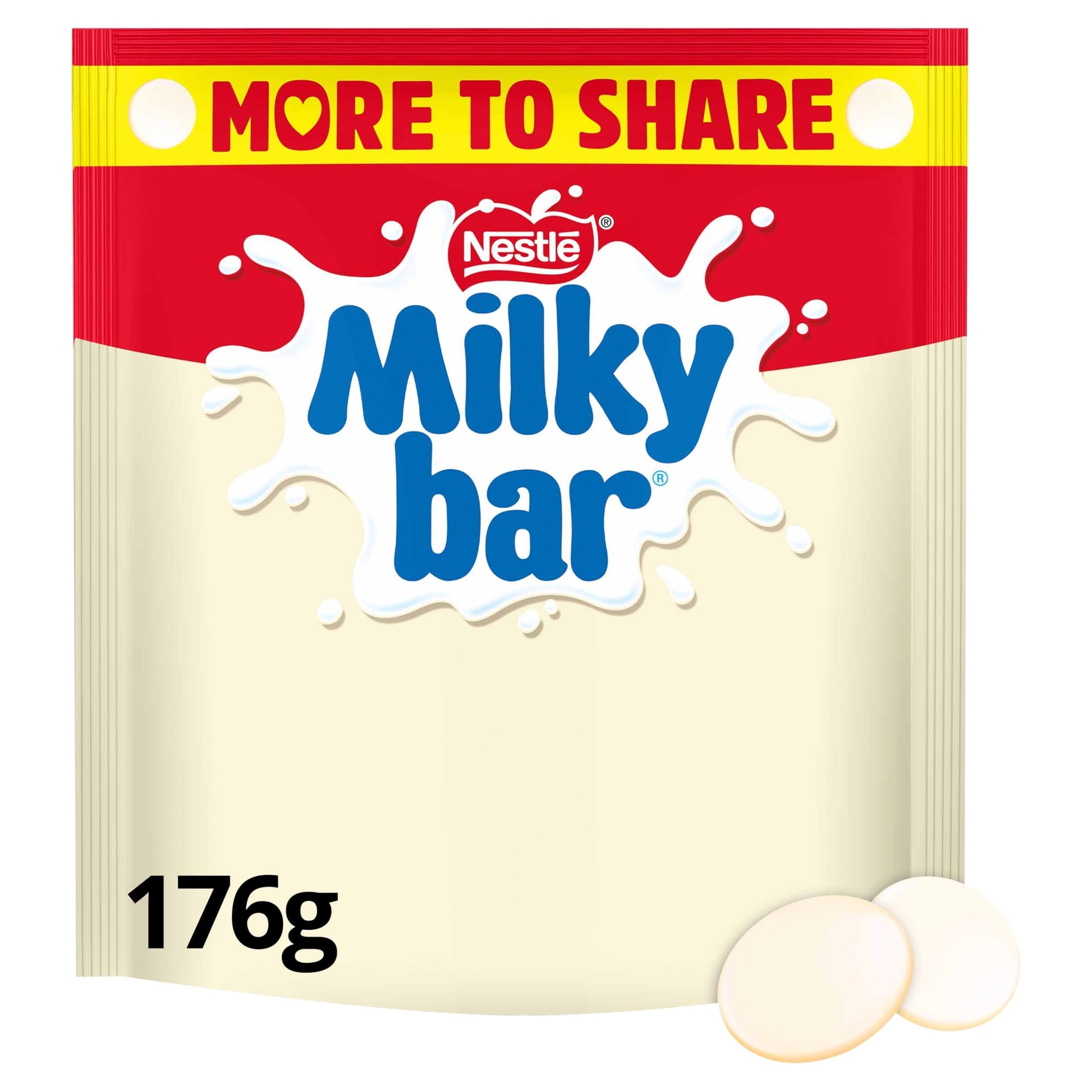 Milkybar Giant White Chocolate Pieces 176g — image 1