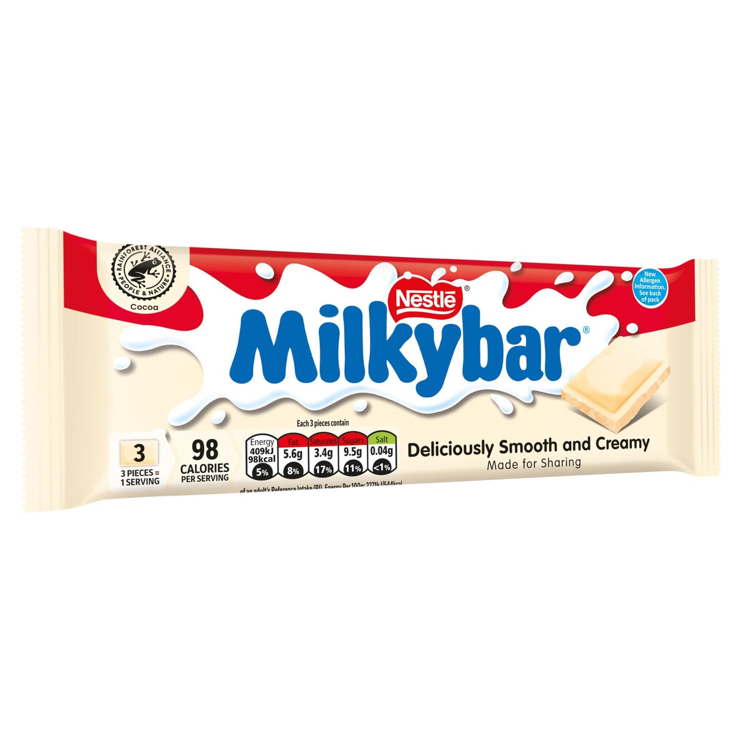 Milkybar White Chocolate Sharing Bar 90g — image 2