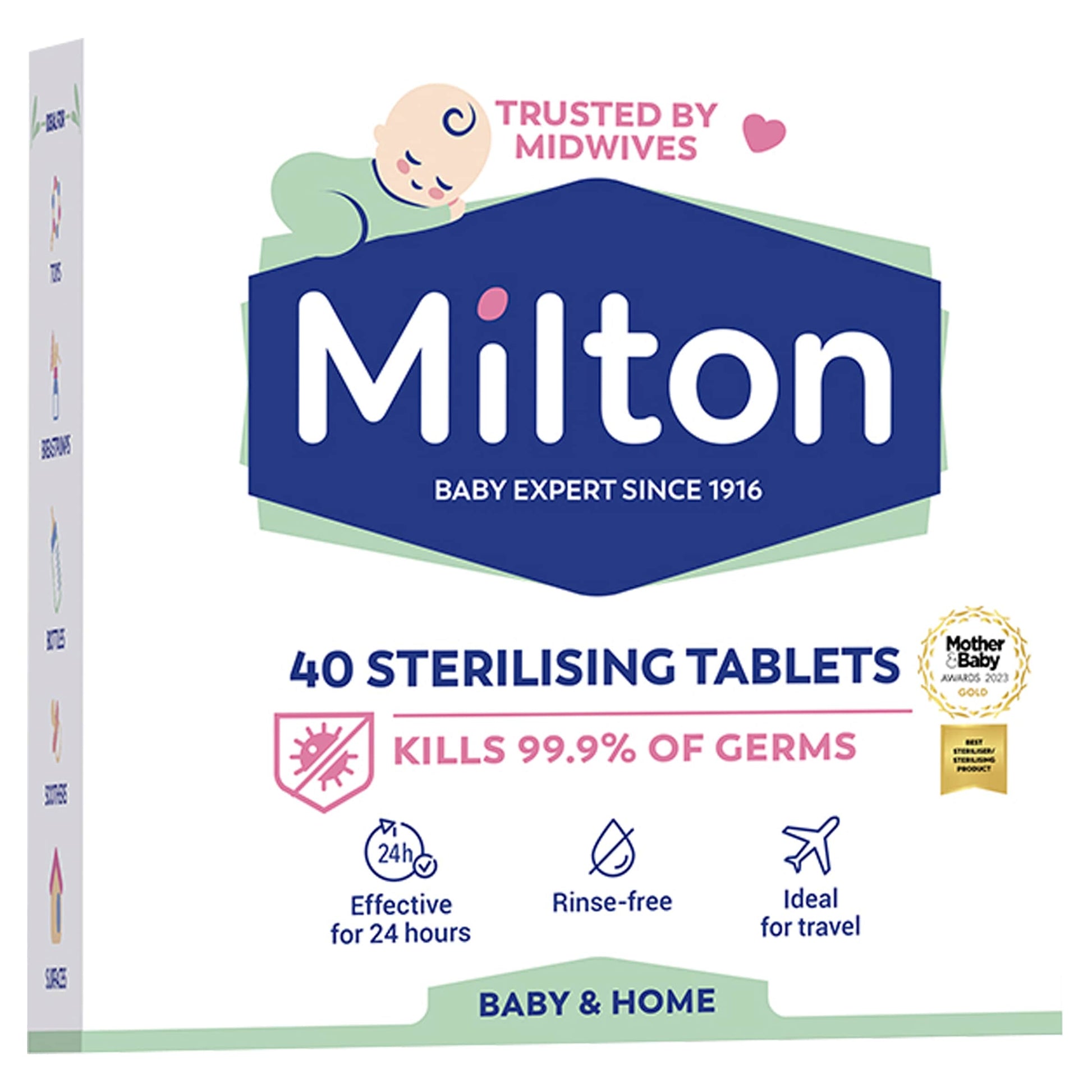 Milton 40 Sterilising Tabs 160G — image 1