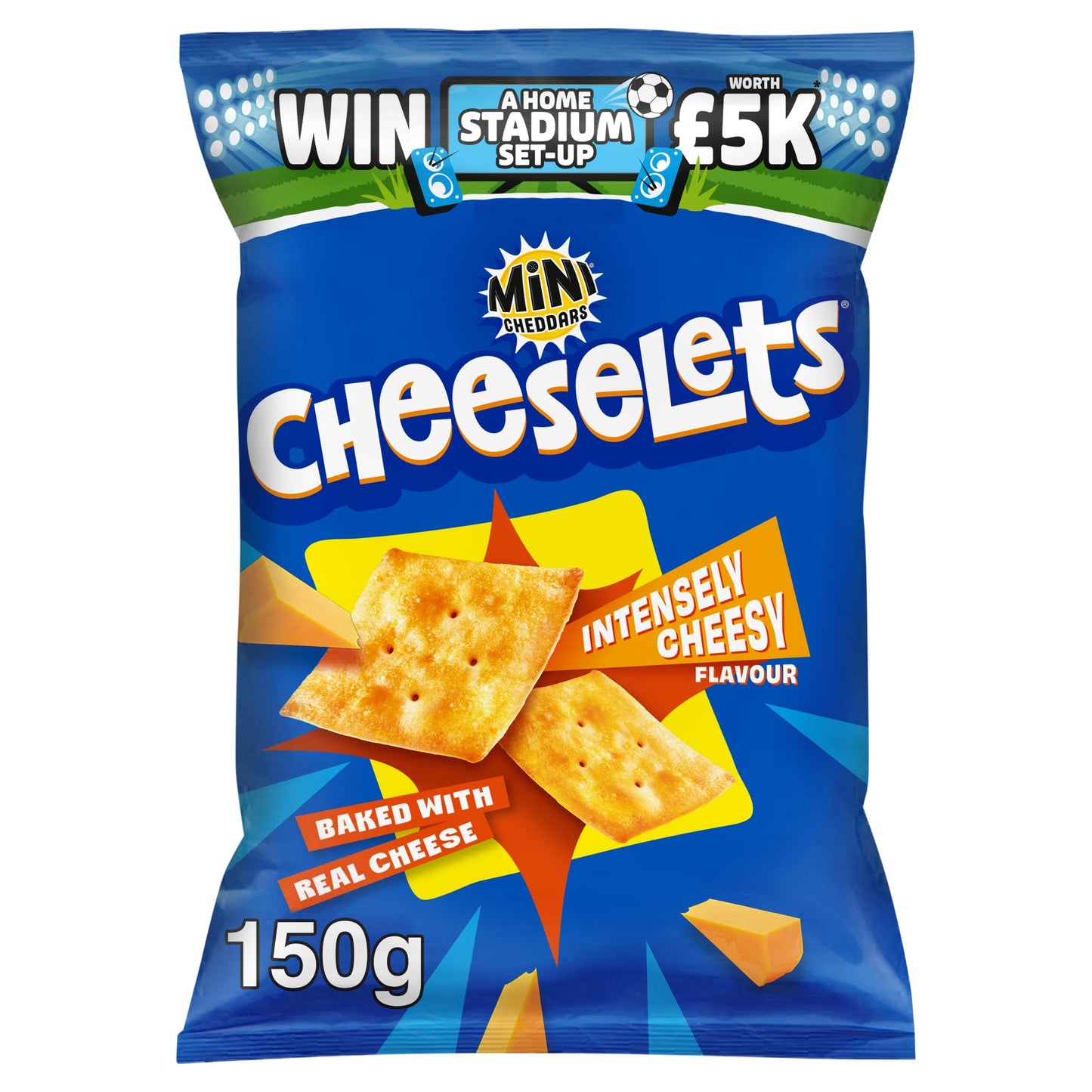 MINI CHEDDARS Cheeselets Intensely Cheesy Flavour 150g — image 1