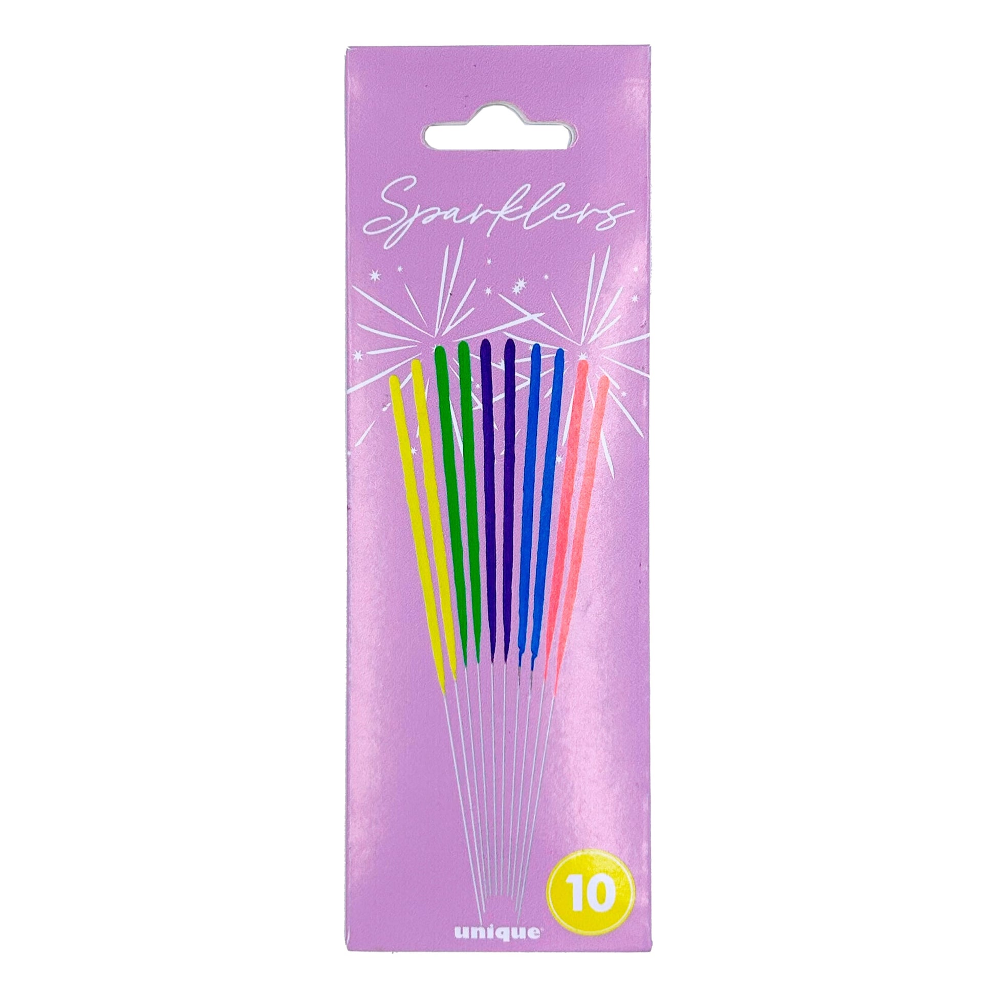 Mini Neon Sparklers 10 pack — image 1