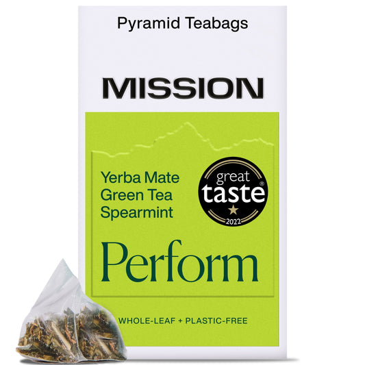 MISSION Perform Yerba Mate with Green Tea, Spearmint 15 Tea Bags 30g — image 1