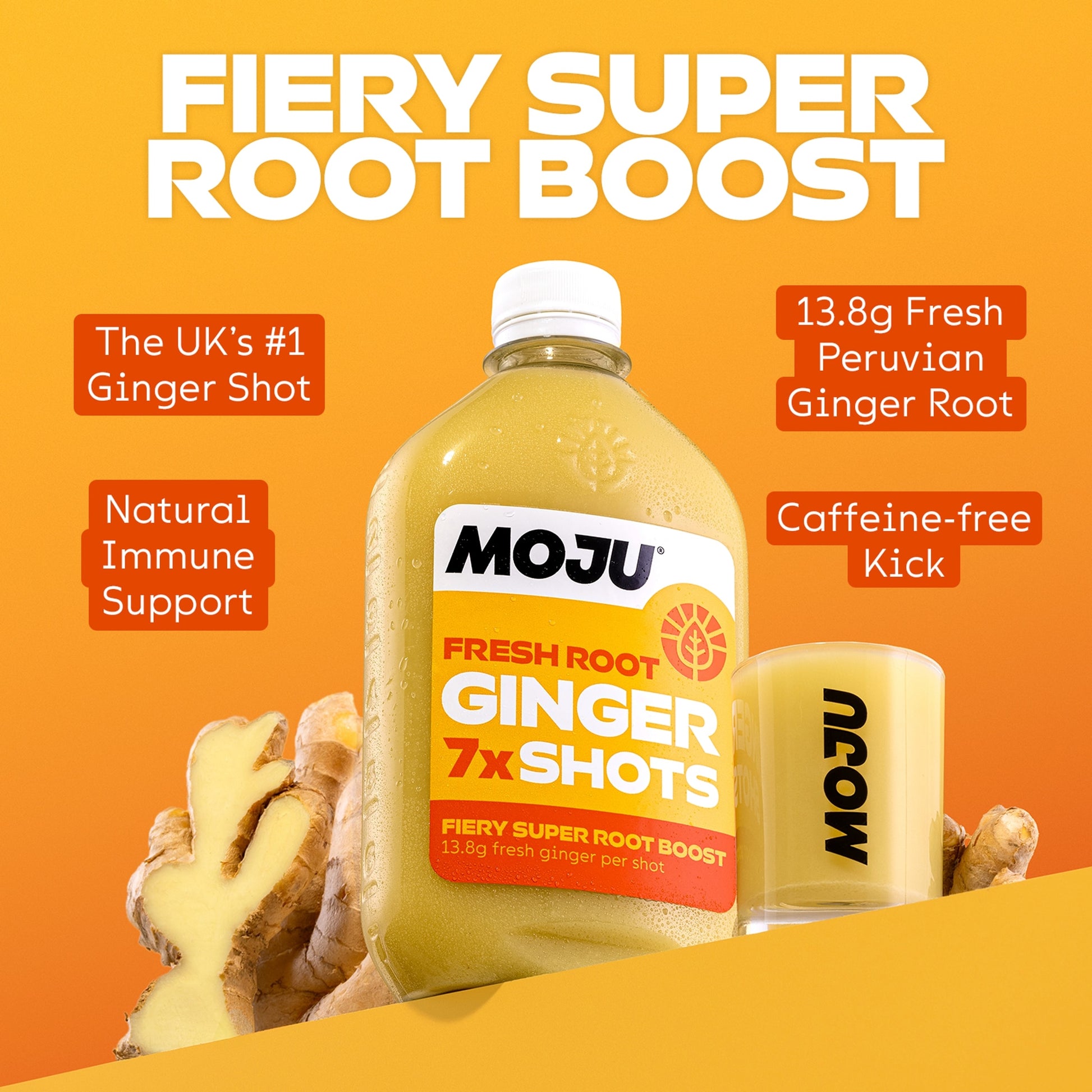 MOJU Ginger Dosing Bottle 7x Shots 420ml — image 3