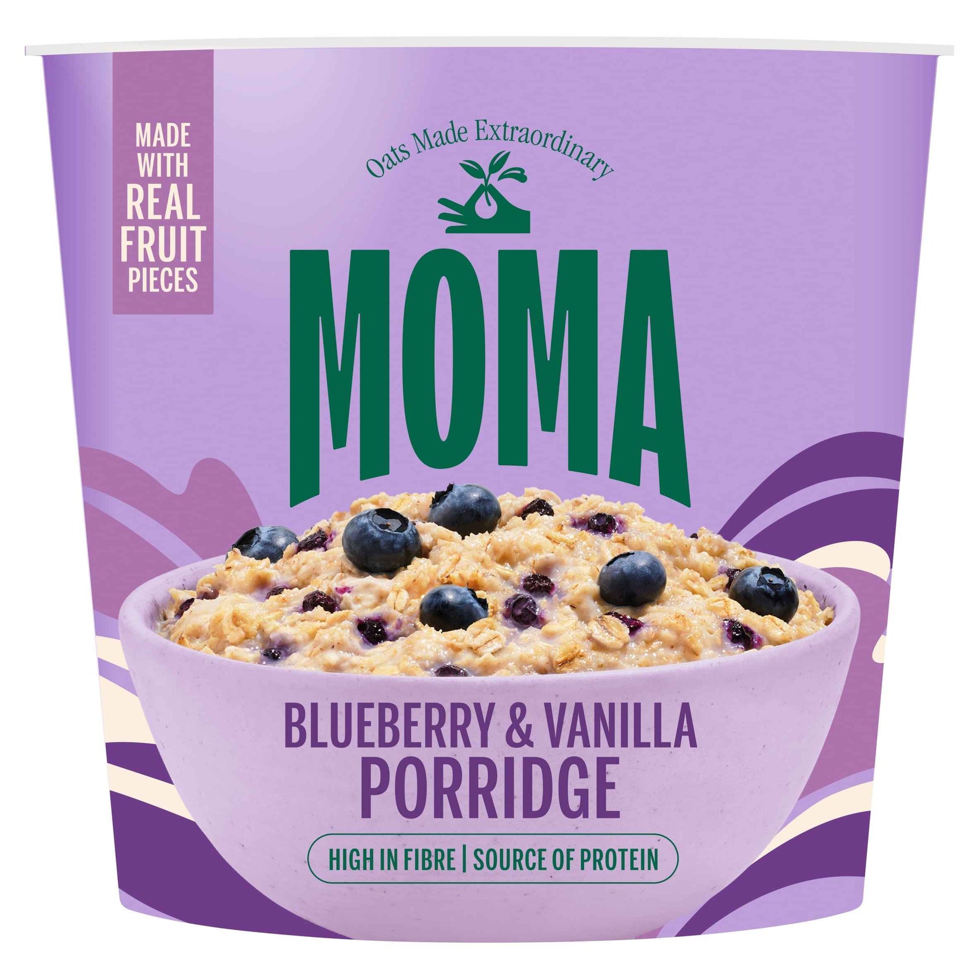 Moma Blueberry & Vanilla Porridge Pot 65g