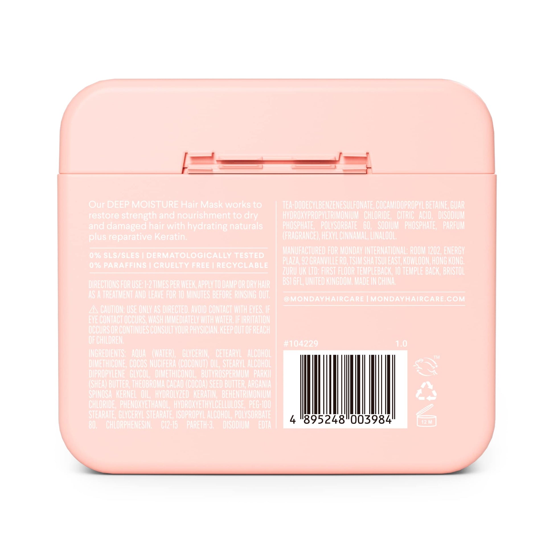 Monday Hair Mask Deep Moisture 250ml — image 2