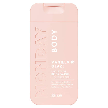 MONDAY HAIRCARE BODY WASH MOISTURE & VANILLA GLAZE 500 ML — image 1