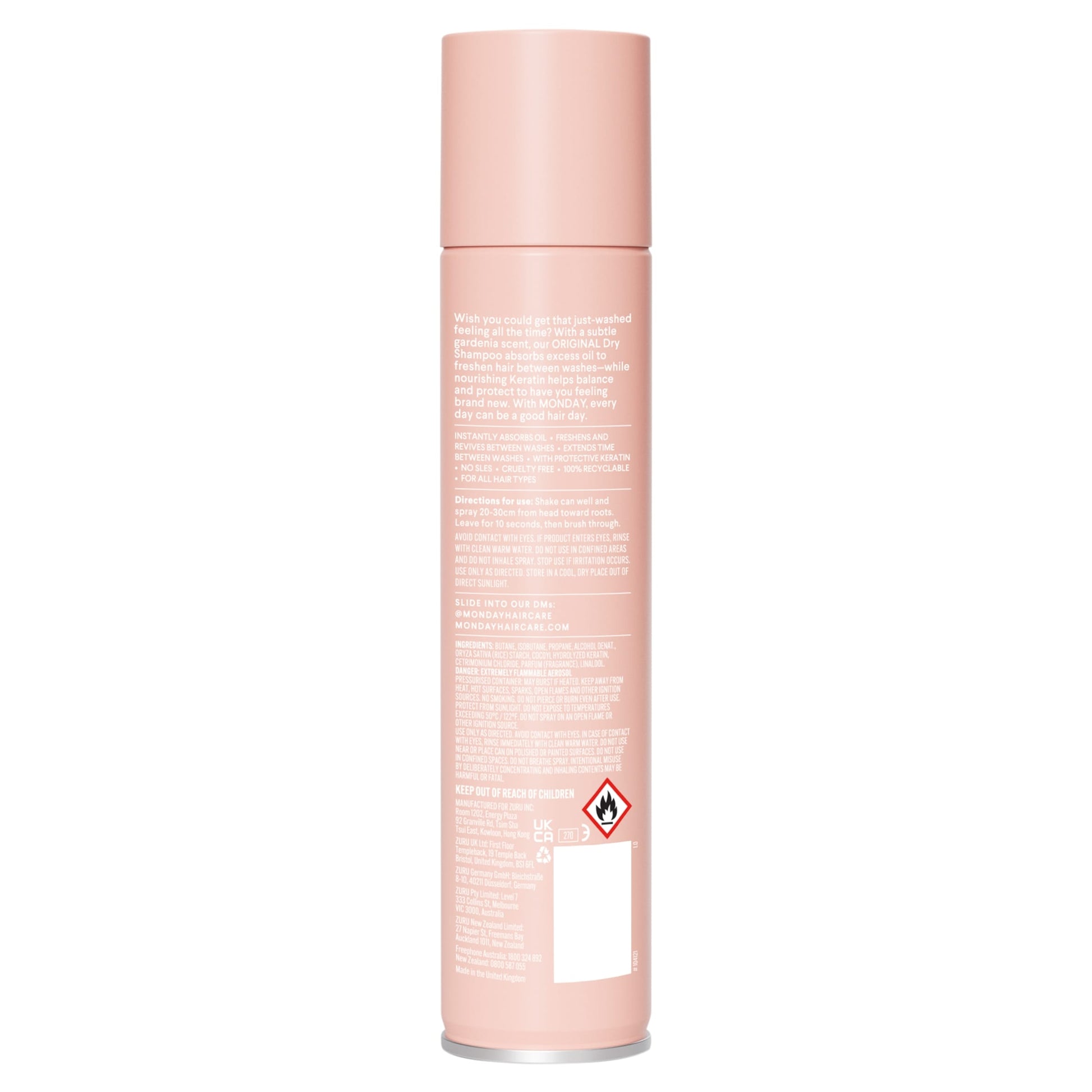 MONDAY Original Dry Shampoo 200ml — image 2
