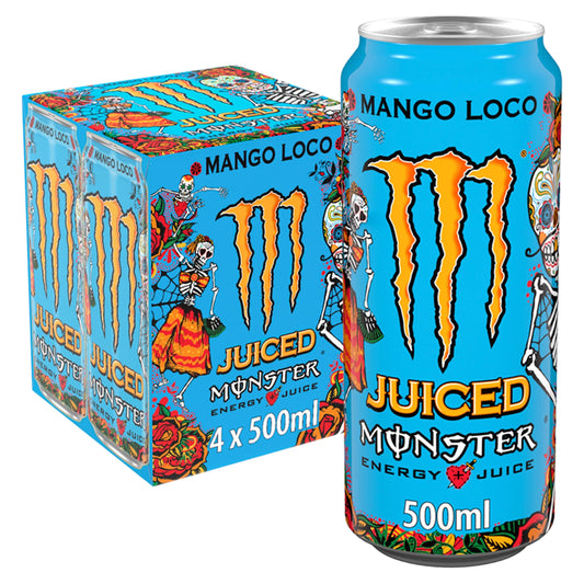 Monster Energy Drink Mango Loco 4x500ml — image 1
