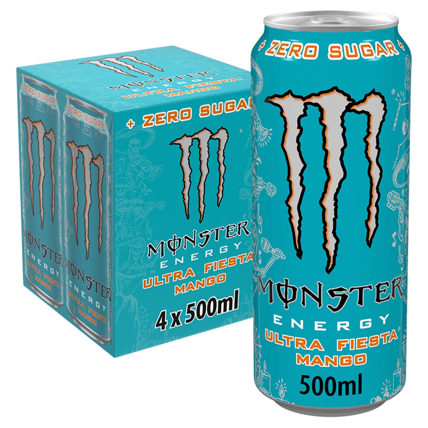 Monster Energy Drink Ultra Fiesta Mango 4x500ml — image 1