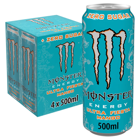 Monster Energy Drink Ultra Fiesta Mango 4x500ml — image 1