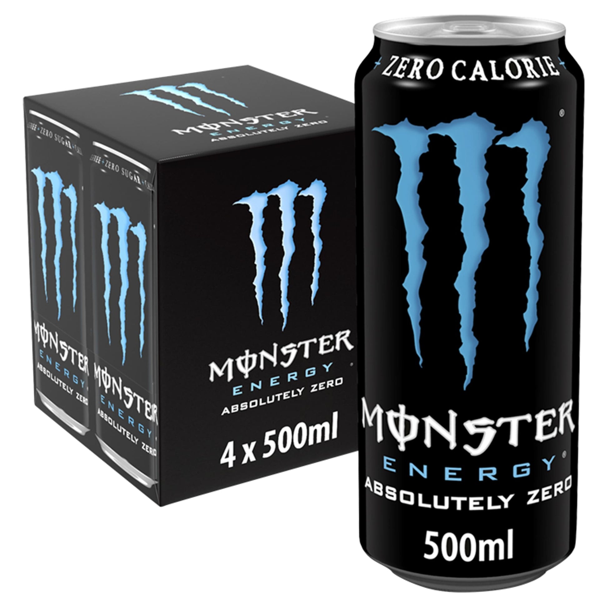 Monster Energy Drink Zero Sugar 4x500ml — image 1