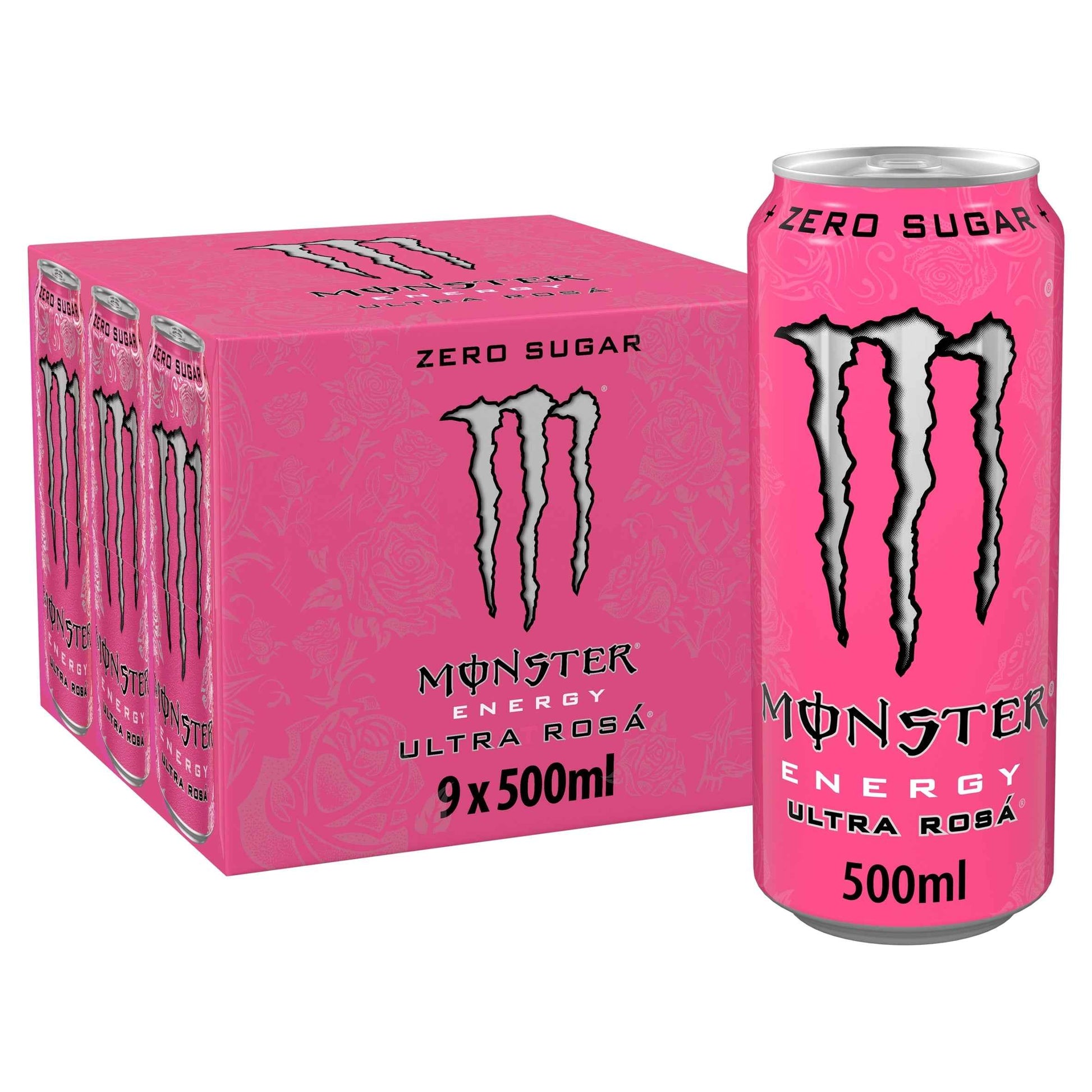 MONSTER ENERGY Ultra Rosa Zero Sugar 9x500ml